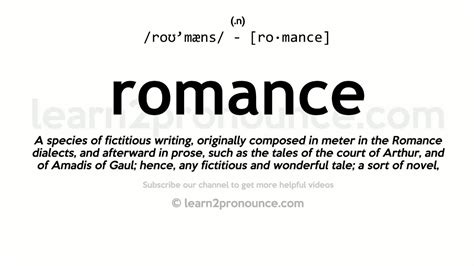 romance definition